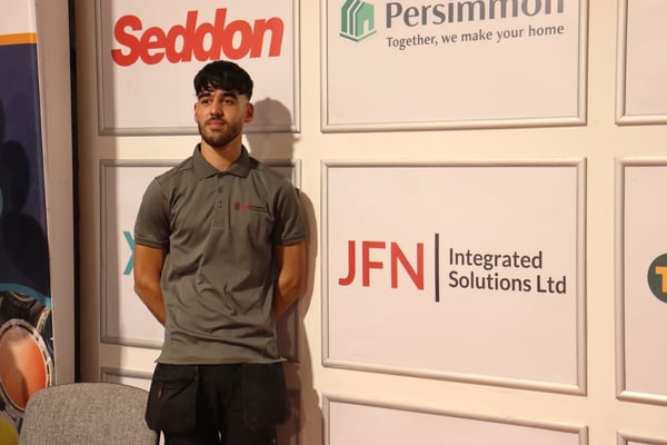 Isaac at the PVC awards