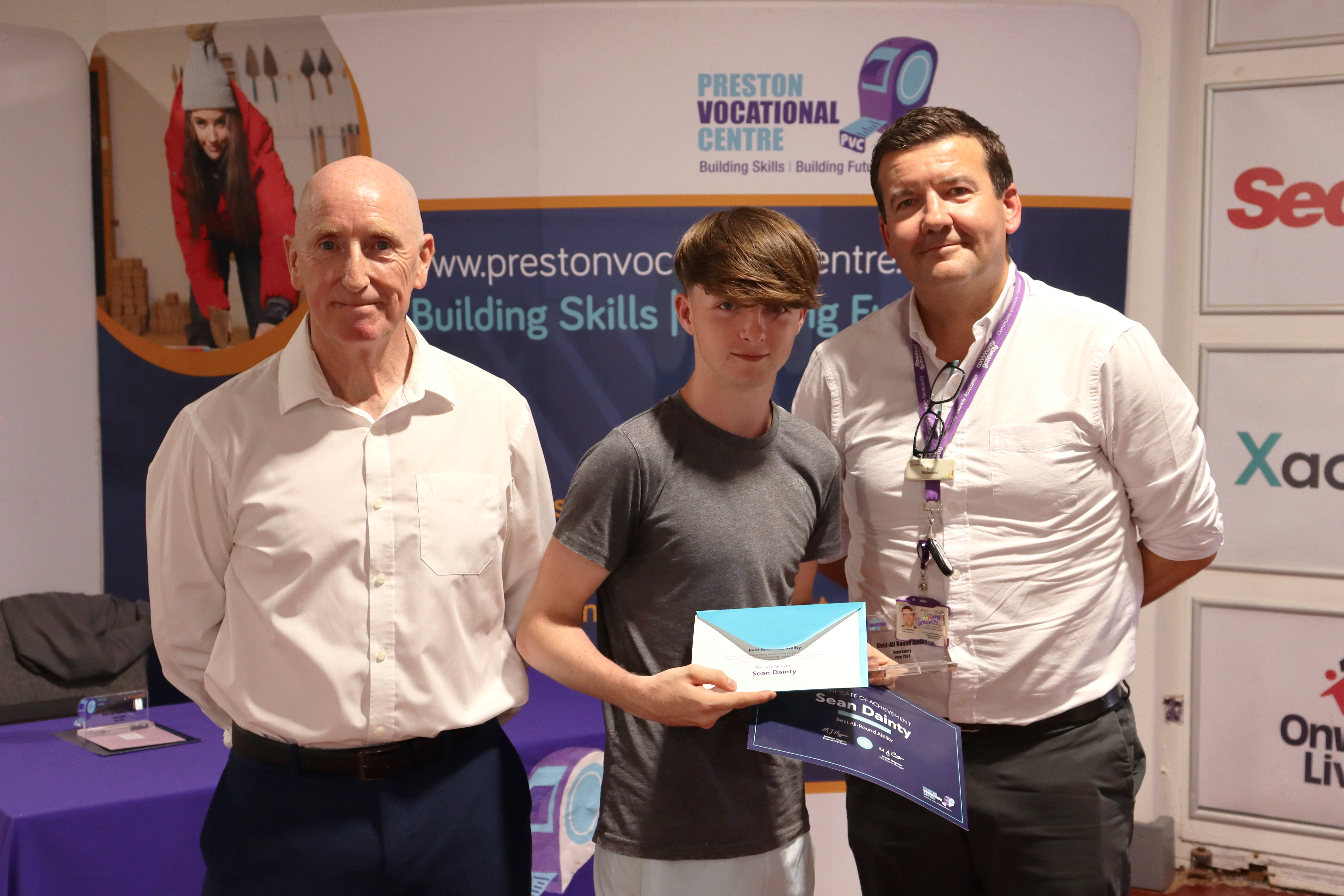 Best All Round Ability award sponsored by Community Gateway Association