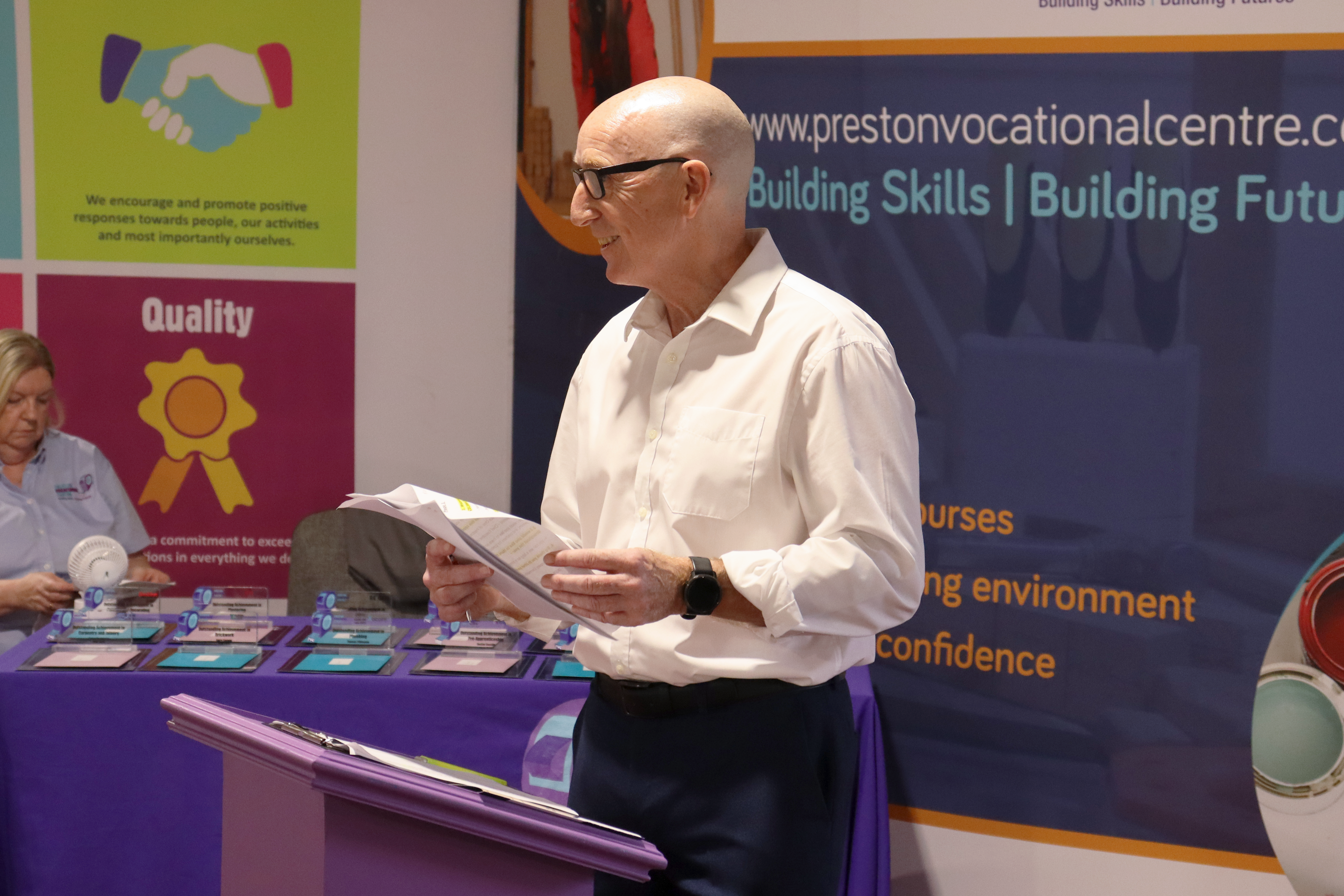 Martin Grayston Centre Manager of PVC